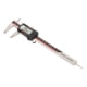 thumbnail image 2 of Calibrador digital con pantalla LCD grande, herramienta de medición de acero inoxidable de 0 a 150 mm, para banco de trabajo doméstico., 2 of 14