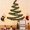 Green, variant on Christmas Green Decorative Rattan Garland 78.7in Velvet Stripe | Reusable Holiday Staircase Banister Decor | Festive Fireplace & Christmas Tree Accent | Natural Faux Leaves & Red Berries
