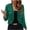 Green, variant on Womens Jacket Sequins Dressy Trendy Collared Long Sleeve Open Back Loose Party Cocktail Night Out Evening Wedding Guest Blouses Green S