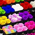 thumbnail image 3 of Flores preservadas Forever Flowers Roses in A Box Leebean, 3 of 7