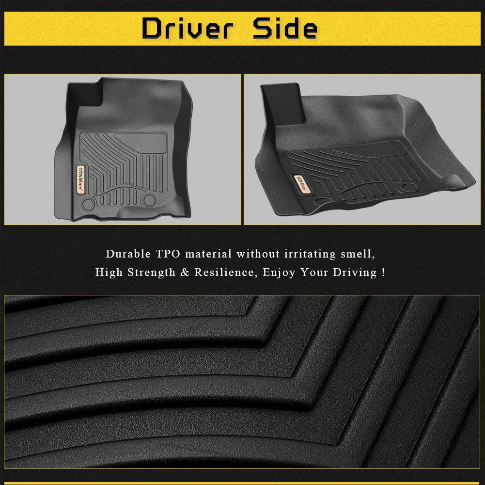 Floor Mats for 2013-2018 Toyota 4Runner/Lexus GX, Includes 1st & 2nd Row All Weather Toyota Lexus Floor Liners - Walmart.com