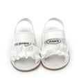 thumbnail image 1 of Baby Toddler Girls Soft Open Toe Summer Sandals Flower Princess Flat Shoes, 1 of 6
