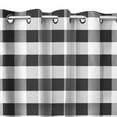 thumbnail image 3 of Grommet Blackout Curtain Poplin Buffalo Checkered 56" Wide Curtain, 3 of 11