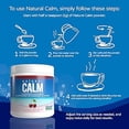 thumbnail image 3 of Natural Calm Poudre de Citrate de Magnésium (Saveur de Cerise) - Absorption Rapide - Boisson de Magnésium, 226 g, 3 of 5