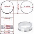 thumbnail image 4 of 3''76mm Aluminum Quick Release V-Band Clamp Kit for Intake Intercooler Pipe Blk, 4 of 5