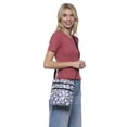 thumbnail image 2 of Women's Snoopy Passport Bag Travel Crossbody Purse Woodstock Passport Bag Gray, 2 of 8