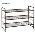 thumbnail image 2 of Bextsrack 3 Tier Shoe Rack Shoe Rack Organizer Closet Shoe Rack in Kitchen,(Bronze), 2 of 7