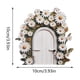 thumbnail image 3 of Fiudx Decoraciones navideñas para interiores Jardín de resina en miniatura, decoración floral para exteriores para patio, jardín para mamá, kit de jardín, puerta y ventana para árboles, decoración de, 3 of 7