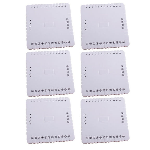 GOOHOCHY DIY Bracelet Loom for Knitting EVA Material Great for Beginners 6pcs Square Braiding Boards