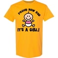 thumbnail image 3 of Inktastic Proud New Dad (girl) T-Shirt, 3 of 5