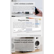 TOPPING DX5 II 2-Channel Fully Balanced DAC & Headphone Amplifier Combo,Bluetooth 5.1 chip,Silver