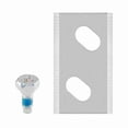 thumbnail image 3 of 16Pcs Stainless Steel Blade for Robomow RK Lawn Robot Replacement Mower Blade, 32*18.6*0.9mm, 3 of 4