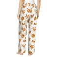 thumbnail image 3 of Uemuo Squirrel Playing Pattern Women's Wide Leg Palazzo Lounge Pants with Pockets Light Weight Loose Comfy Casual Pajama Pants-X-Large, 3 of 9