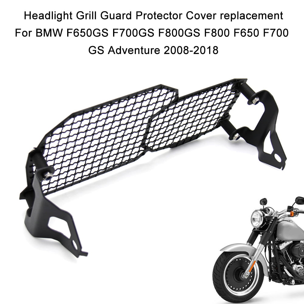 Set CNC Motorcycle Headlight Guard Protector For BMW F650/F700/F800 GS/Adventure 