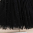 thumbnail image 6 of Staki Long Sleeve Dress for Girls Toddler Dress Girls Long Sleeve Fall Winter Ruffle Tiered Holiday Party Tulle Dresses(Black,6-12 Months), 6 of 8