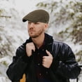 thumbnail image 6 of Men's Newsboy Cap Ivy Cotton Flat Hat Adjustable Cabbie Driving Hats Gatsby Irish Hunting Beret Caps 1Pack, 6 of 7
