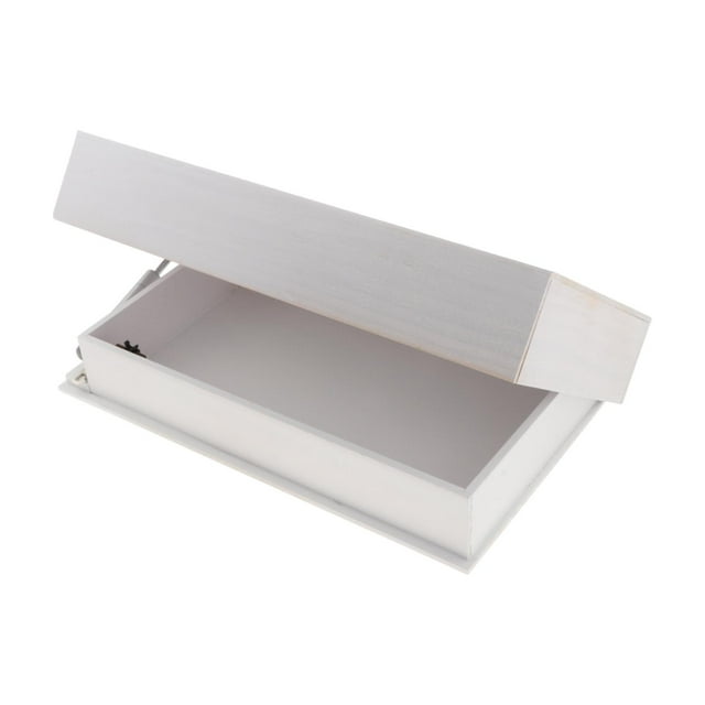 Estante flotante montado en la pared, cajón decorativo para colgar en la pared, soporte para decoración del hogar Blanco