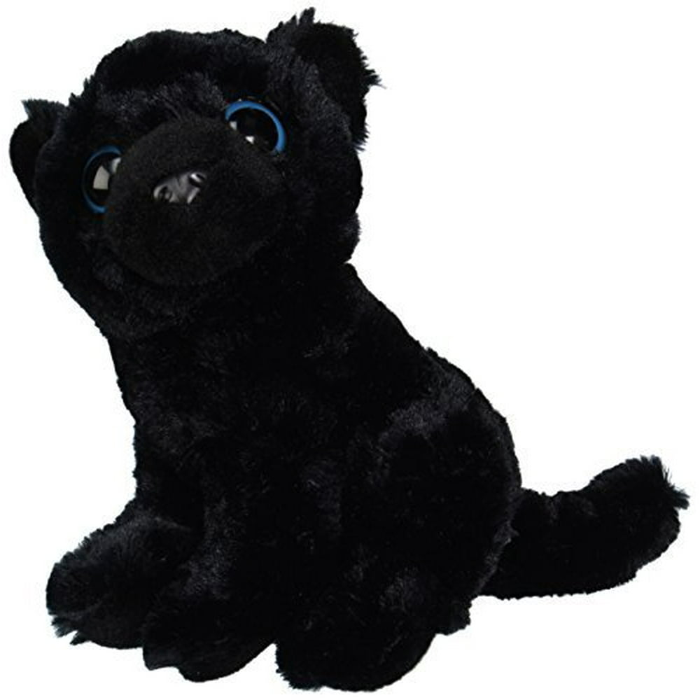 Fiesta Toys Sitting Black Panther with Big Eyes Plush Stuffed Animal