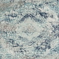 thumbnail image 4 of SAFAVIEH Madison Willoughby Overdyed Floral Area Rug, Ivory/Blue, 6'7" x 6'7" Round, 4 of 5