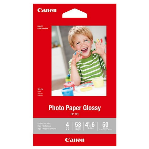 Canon GP-701 Glossy Photo Paper, 200gsm, 4x6", 50 Sheets