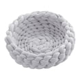 thumbnail image 5 of Gazechimp Cotton Knitted Cat Bed Basket All Seasons Handmade Cat Baskets Bed for Puppy Light Gray, 5 of 8