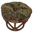 thumbnail image 1 of International Caravan Papasan Stool with Tapestry Cushion, 1 of 4