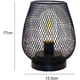 thumbnail image 2 of Juego de 2 linternas LED de jaula de metal, luces decorativas inalámbricas alimentadas por batería con LED, ideales para bodas, fiestas, eventos en el patio, interiores y exteriores, 2 of 5