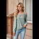 thumbnail image 4 of Blusa de Verano con Escote Cuadrado y Hombros Descubiertos para Mujer Verde Oscuro XXL, 4 of 8