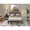 Wire Brushed Black, variant on East West Furniture 2 Piece Kendall Queen Size Bedroom Set - Black