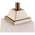 thumbnail image 3 of Woodbridge Lighting Berkley 1 Light Steel/Glass Mini Pendant in Brushed Brass, 3 of 4