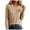 Gold, variant on Women's 2026 Fall Long Sleeve Sweater V Neck Winter Tops Casual Lightweight Knit Pullover Shirts Beige for Size XXL
