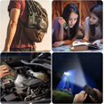 thumbnail image 5 of Solar Flashlight Set Of 2 Solar Led Torch & Hand Crank Flashlight Rechargeable Outdoor Activity Emergency Lamp - Green [energy Class A+++], 5 of 5