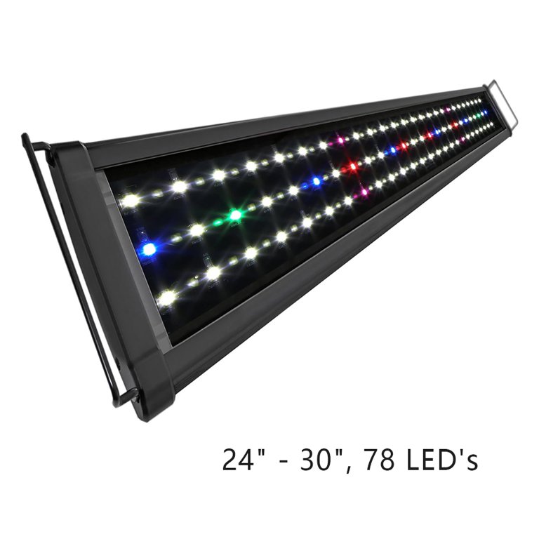 78 LED Aquarium Light Full Spectrum Fish Tank Light with