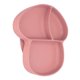 thumbnail image 4 of Baby Suction Plate Portable Skid Resistant Silicone Baby Divided Dish for Baby Infants Pink, 4 of 4