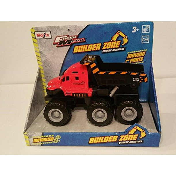 MaistoÂ® Fresh Metal Builder Zone Quarry Monster - Red Brush Fire Dump