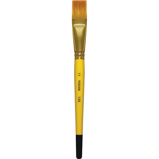 Navneet Youva Brush Synthetic Flat 11 (Pack Of 3) Set Of 3