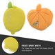 thumbnail image 4 of 2 esponjas de baño con forma de fruta para bebés y niños., 4 of 6