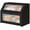 Black, variant on Large 2-Layer Bamboo Bread Box for Kitchen Countertop, Space-Saving Bread Storage Container, Premium Wooden Bread Keeper for Homemade Loaves & Pastries, Natural Bamboo Pantry Organizer