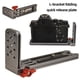 thumbnail image 1 of Placa Liberación Rápida Soporte Universal en L para Cámara Plegable Forma Con Conmutación Vertical Y Horizontal Compatible Arca Trípode Nikon Sony, 1 of 9