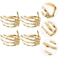 thumbnail image 2 of 4pcs Halloween Serviette Rings Ghost Palm Shaped Napkin Rings Halloween Napkin Rings, 2 of 8