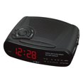 thumbnail image 3 of Alarm Clock Radio with AM/FM Digital LED Display with Snooze, Battery Backup Function red, 3 of 5