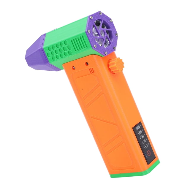Plumero de aire Eléctrico 140000rpm Ventilador Turbo de Mano 4000mah Recargable, Carga Rápida, Ligero Portátil, Boquilla Larga, Indicador de Encendido para Teclado DE