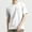 White, variant on ITSAME Men's Short Sleeve T-Shirt, Crew Neck Cotton Pockets Solid Color Summer Causal Loose Tee Beige L