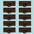 thumbnail image 2 of 10 Switch Plate Tags STEPS Name Signs Labels Cast Brass Traditional Engraved Wall Light Switch Cover Labels | Renovators Supply, 2 of 8