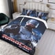thumbnail image 3 of Robocop Conjunto de sábanas temático, trío de piezas, cómodo y amigable con la piel, diseño único, regalo de decoración para el hogar para familiares, amigos y fans, 90 cm * 190 cm, 3 of 6