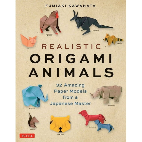 Realistic Origami Animals: 32 Amazing Paper Models from a Japanese Master, (Paperback)