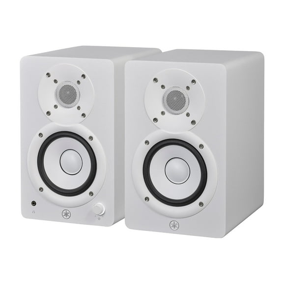 Monitor de estudio Yamaha HS4 Powered en blanco, par