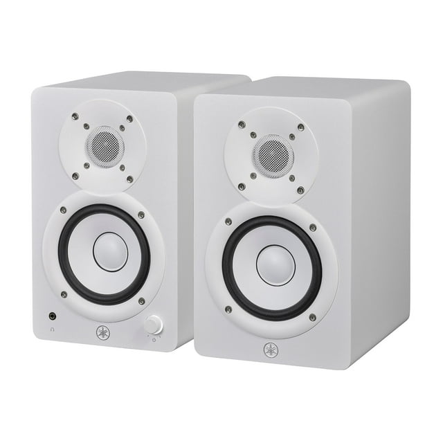 Monitor de estudio Yamaha HS4 Powered en blanco, par