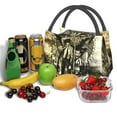 thumbnail image 6 of Death Note Lunch Bag Portable Reusable Tote Bag Lunch Box Insulated Cooler Bag Grocery Bag, 6 of 9