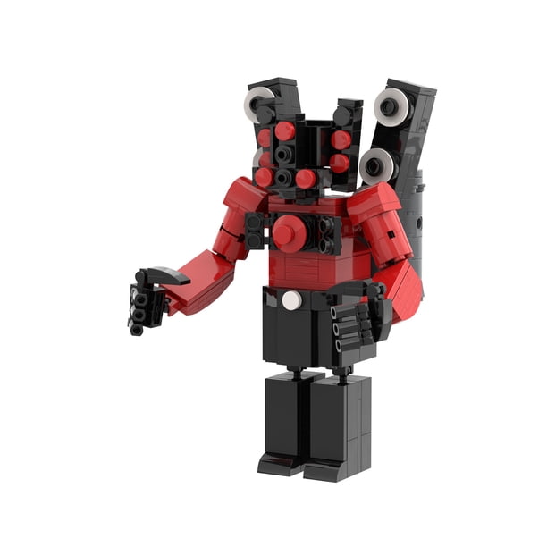 MSI 1PC Skibidi Inodoro Bloques de Construcción Juguetes Skibidi Inodoro Figura Juguetes de Construcción Juego Animado Skibidi Inodoro Hombre Día de los Niños Cumpleaños Regalos para Niños A